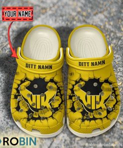 VIK V�ster�s HK Break Cracked Hole Design Crocs Shoes