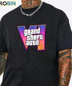 Vintage Grand Theft Auto Shirt, Awesome Gta Vi Shirt Hoodie Crewneck