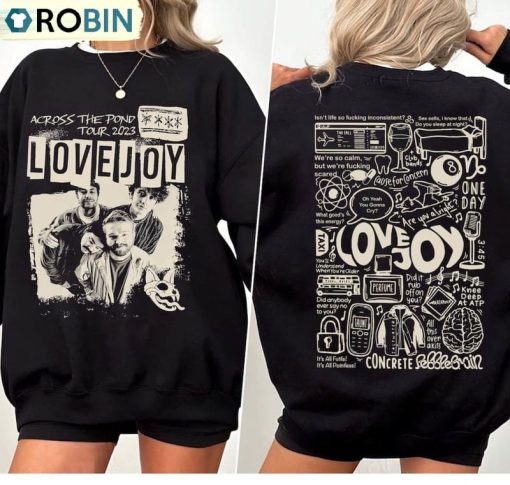 Vintage Lovejoy Band Shirt, Lovejoy Band Merch Lyric Album SweatUnisex Hoodie Sweatshirt