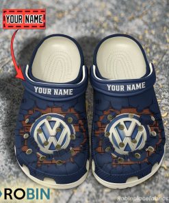 Volkswagen Break Cracked Hole Design Crocs Shoes