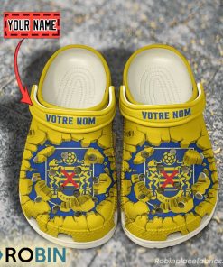 Waasland-Beveren Break Cracked Hole Design Crocs Shoes