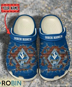 Waldhof Mannheim Break Cracked Hole Design Crocs Shoes