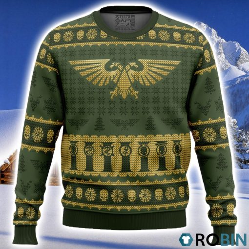 Warhammer 40k Imperium Ugly Christmas Sweater 3D