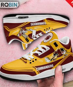 Washington Commanders Bugs Bunny Jordan 3 Sneakers