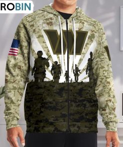 Washington Commanders Camouflage Pattern Hoodie and Zip Hoodie, Washington Commanders Unique Gifts