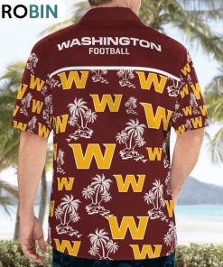 Washington Football Team Tropical Hawaiian Shirt Limited Edition Washington Football Team Tropical Hawaiian Shirt Limited Edition