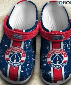 Washington Wizards Basketball 3D Printed Crocs, Washington Wizards Shoes Washington Wizards Basketball 3D Printed Crocs, Washington Wizards Shoes