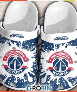 Washington Wizards Basketball Clogs Crocband Crocs Comfortable Shoes For Men Women, Washington Wizards Merch