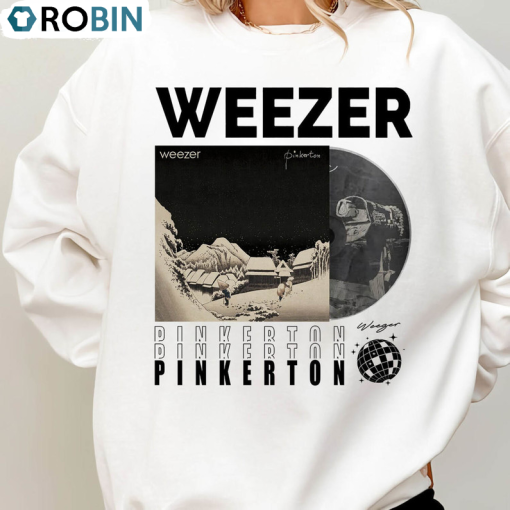Weezer T Shirt, Music Band Sweater Short Sleeve