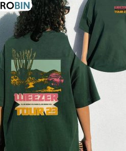 Weezer T Shirt, Weezer 2023 Concert Crewneck Sweatshirt Tee Tops Weezer T Shirt, Weezer 2023 Concert Crewneck Sweatshirt Tee Tops
