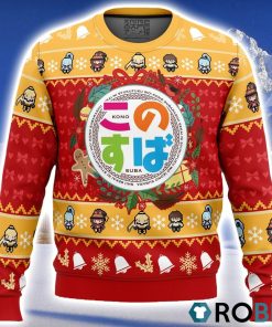 Wonderful Christmas Konosuba Ugly Christmas Sweater 3D