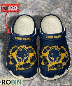 Worcester Warriors Break Cracked Hole Design Crocs Shoes