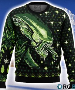 Xenomorph Alien Ugly Christmas Sweater 3D