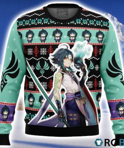 Xiao Genshin Impact Ugly Christmas Sweater 3D