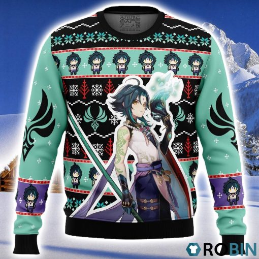Xiao Genshin Impact Ugly Christmas Sweater 3D