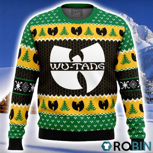 Yah It’s Christmas Time Yo Wu Tang Clan Ugly Christmas Sweater 3D