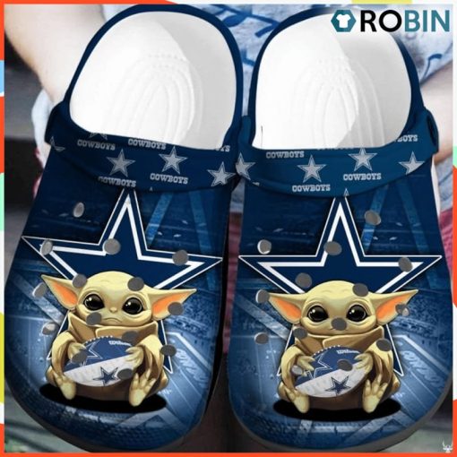 Yoda Dallas Cowboys NFL Sport Crocs Clog Shoes