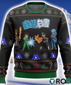 YU YU HAKUSHO Ghost Fighter Characters Ugly Christmas Sweater 3D