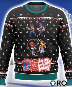 YU YU HAKUSHO Ghost Fighter Sprite Ugly Christmas Sweater 3D