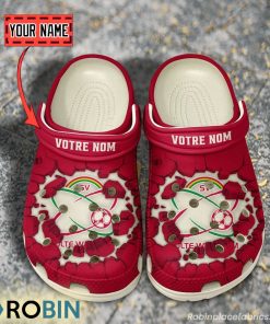 Zulte Waregem Break Cracked Hole Design Crocs Shoes