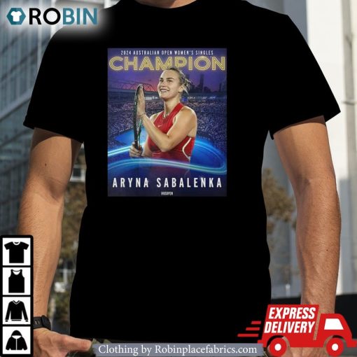 2024 Australian Open Women’s Singles Champion Aryna Sabalenka Domination Down Under Unisex Shirt