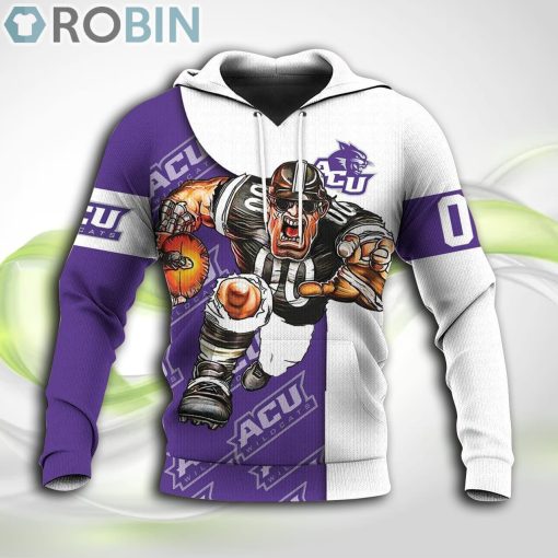 Abilene Christian Wildcats NCAA Hoodie Football Go On
