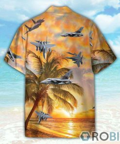 Air Force McDonnell Douglas F 15 Eagle Hawaiian Shirt Air Force McDonnell Douglas F 15 Eagle Hawaiian Shirt