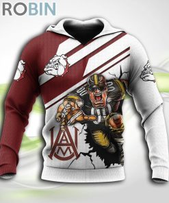 Alabama A&M Bulldogs NCAA Hoodie American Football Alabama A&M Bulldogs NCAA Hoodie American Football