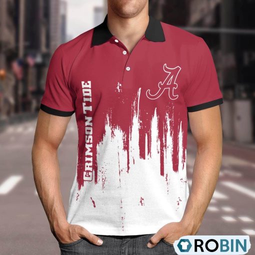 Alabama Crimson Tide Lockup Victory Polo Shirt, Alabama Crimson Tide Gifts