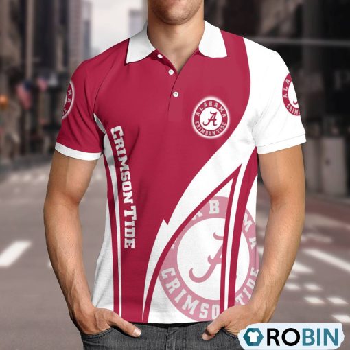 Alabama Crimson Tide Magic Team Logo Polo Shirt, Crimson Tide Gifts