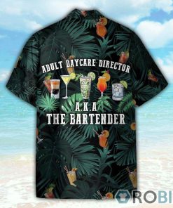 Aldult Daycare Director Aka The Bartender Tropical Pattern Hawaiian Shirt Aldult Daycare Director Aka The Bartender Tropical Pattern Hawaiian Shirt