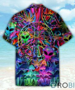 Alien Stay Trippy Little Hippie Hawaiian Shirt Alien Stay Trippy Little Hippie Hawaiian Shirt