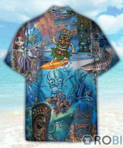 Aloha Summer Tiki Island Hawaiian Shirt Aloha Summer Tiki Island Hawaiian Shirt