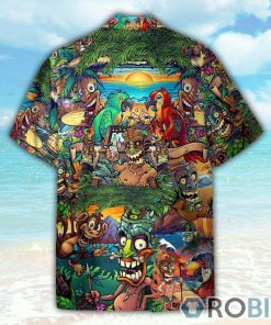Aloha Summer Tiki Tropical Colourful Hawaiian Shirt Aloha Summer Tiki Tropical Colourful Hawaiian Shirt