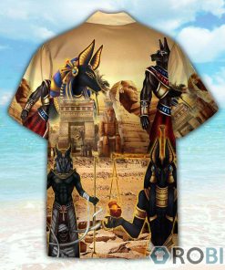 Amazing Anubis And The Pyramid Ancient Egypt Hawaiian Shirt Amazing Anubis And The Pyramid Ancient Egypt Hawaiian Shirt