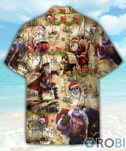 Amazing Pirate Santa Claus Hawaiian Shirt