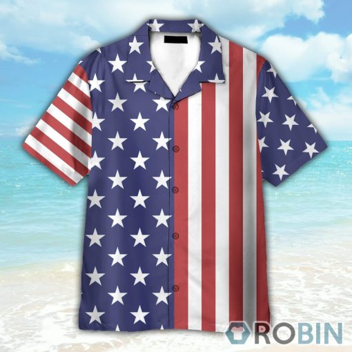 America Graphic Flag 4th July America Independence Day Hawaiian Shirt