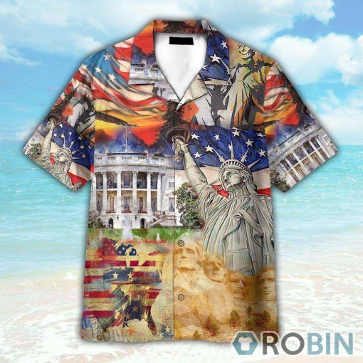 America Historical Proud 4th July Independence Day Hawaiian Shirt