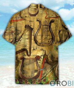 Ancient Harp Button’s Up Shirts, Hawaiian Shirt Ancient Harp Button’s Up Shirts, Hawaiian Shirt