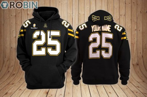 Appalachian State Mountaineers Hoodie Custom Name and Number