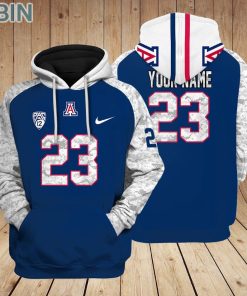 Arizona Wildcats Logo Design Hoodie Custom Name and Number