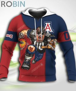 Arizona Wildcats NCAA Hoodie Football Go On