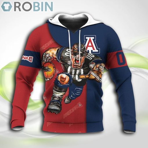Arizona Wildcats NCAA Hoodie Football Go On