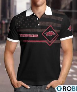 arkansas-razorbacks-american-flag-polo-shirt
