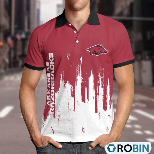 Arkansas Razorbacks Lockup Victory Polo Shirt, Razorbacks Gifts for Fans
