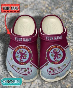 Aston Villa F.C Logo Design Crocs Shoes Aston Villa F.C Logo Design Crocs Shoes