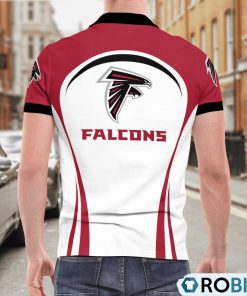 Atlanta Falcons Curve Casual Polo Shirt, Atlanta Falcons Apparel Atlanta Falcons Curve Casual Polo Shirt, Atlanta Falcons Apparel