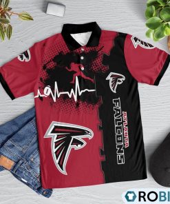 atlanta-falcons-heartbeat-polo-shirt