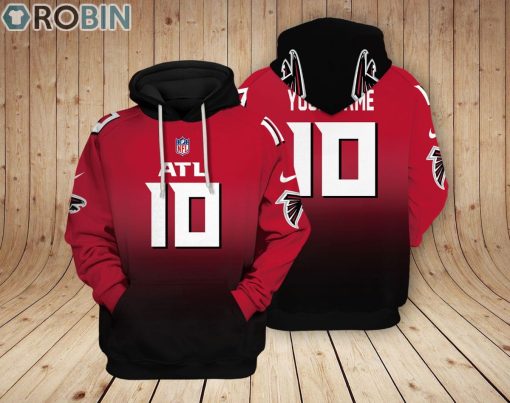 Atlanta Falcons Teams Hoodie Custom Name and Number
