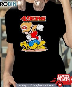 Awesome Mario 49ers Stomps On Detroit Lions Shirt